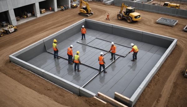 Les étapes clés pour couler une dalle en béton armé