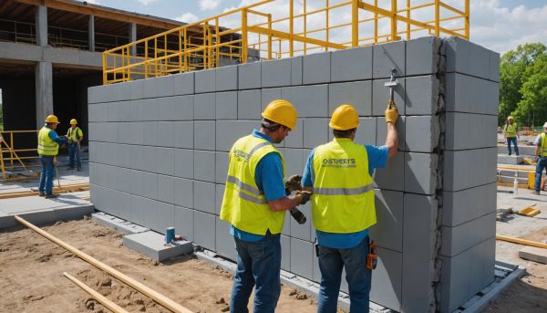 Maçonnerie et étanchéité de la structure en kit fixe